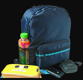 PUSH!旅遊用品 可折疊便攜式 旅行背包 雙肩背包