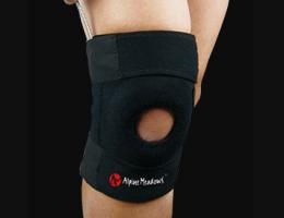 PUSH! 運動戶外休閒用品 單片式單向三束帶高效舒適護膝AM2022