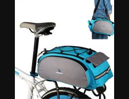 PUSH! 自行車用品　自行車馬鞍袋　後貨袋　可背可提式快拆後座袋