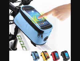 PUSH!自行車用品 2015款加大碼自行車前置物袋 手機袋 上管袋 工具袋可裝5.5吋屏手機A07