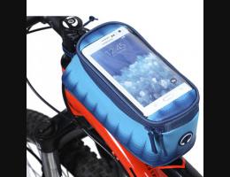 PUSH!自行車用品 加大碼自行車前置物袋 手機袋 上管袋 工具袋可裝5.7吋屏手機A61
