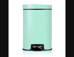 PUSH! 居家生活用品 colourful液壓緩降可固定垃圾袋垃圾桶 置物桶 12升(L)I17