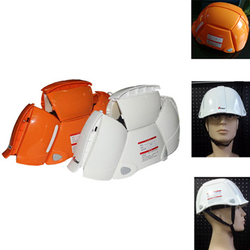 PUSH! 地震防災相關用品 折疊式安全帽防災帽防災頭盔戶外運動安全帽(加強版)J20一入