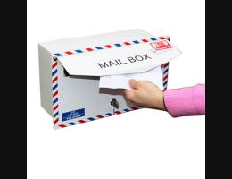 PUSH!居家生活用品 MAIL BOX個性化信箱郵箱郵筒報紙箱(立杆式)I54