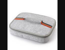PUSH! 餐具用品保溫飯盒便當盒保溫提袋1入(大號)E90