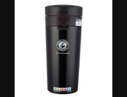 PUSH! 專業型保溫咖啡杯不銹鋼真空保溫瓶保溫杯水壺370ml E101
