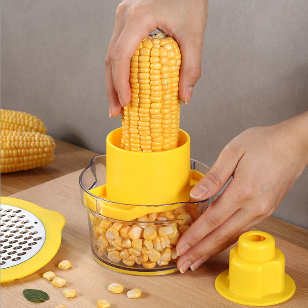 PUSH! 廚房用品剝玉米器玉米脫粒撥玉米粒剝離器廚房小工具D134