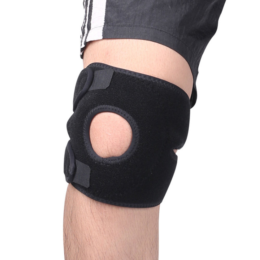 PUSH!運動用品可放可調式運動護膝親膚透氣吸汗保暖護具護膝運動護具H30