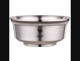 PUSH!廚房用品雙層隔熱304不鏽鋼加深防滑碗雙層湯碗防燙碗(12cm)E131