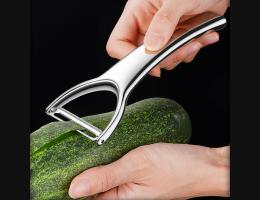 PUSH!廚房用品 304不銹鋼削皮刀蘋果削皮器刨皮刀水果刮皮刀蔬菜刨刀D331